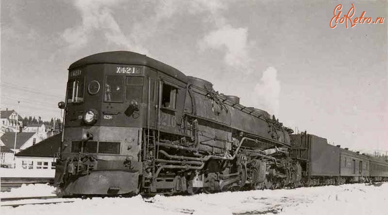 Железная дорога (поезда, паровозы, локомотивы, вагоны) - Паровоз класс АС-10 №4216 