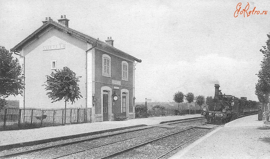 Железная дорога (поезда, паровозы, локомотивы, вагоны) - Станция Виллабе,провинция Эссонн,Франция
