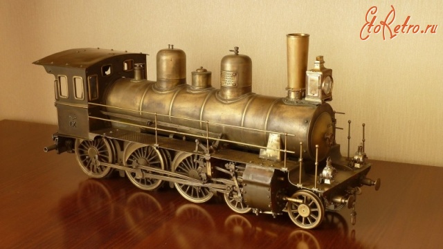Железная дорога (поезда, паровозы, локомотивы, вагоны) - Модель паровоза подаренная Цесаревичу Алексею 1-м железнодорожным батальоном в 1907г.