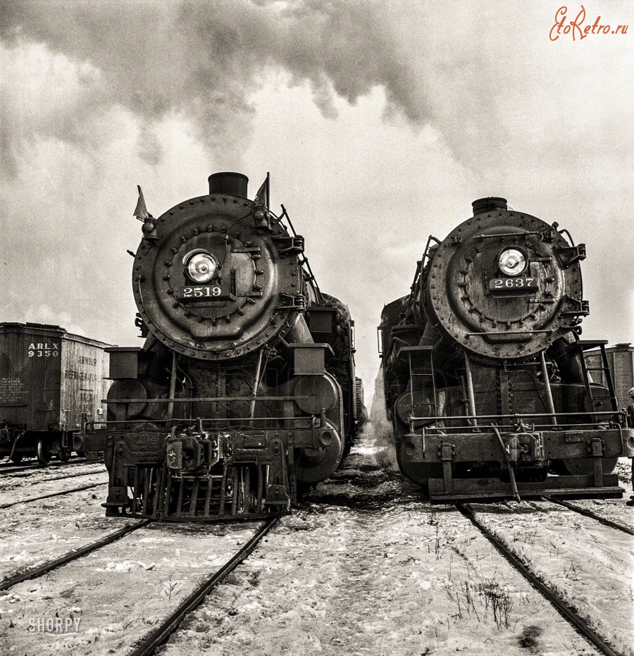 Железная дорога (поезда, паровозы, локомотивы, вагоны) - Голиаф и Голиаф