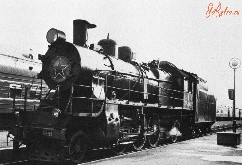 Железная дорога (поезда, паровозы, локомотивы, вагоны) - Паровоз Су251-61