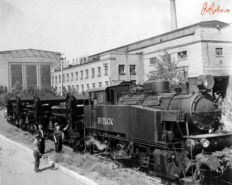 Железная дорога (поезда, паровозы, локомотивы, вагоны) - Танк-паровоз 9П-20474