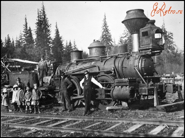 Железная дорога (поезда, паровозы, локомотивы, вагоны) - Паровоз типа 0-2-0 Берег Сиэтл Лейк и Восточная ж.д.