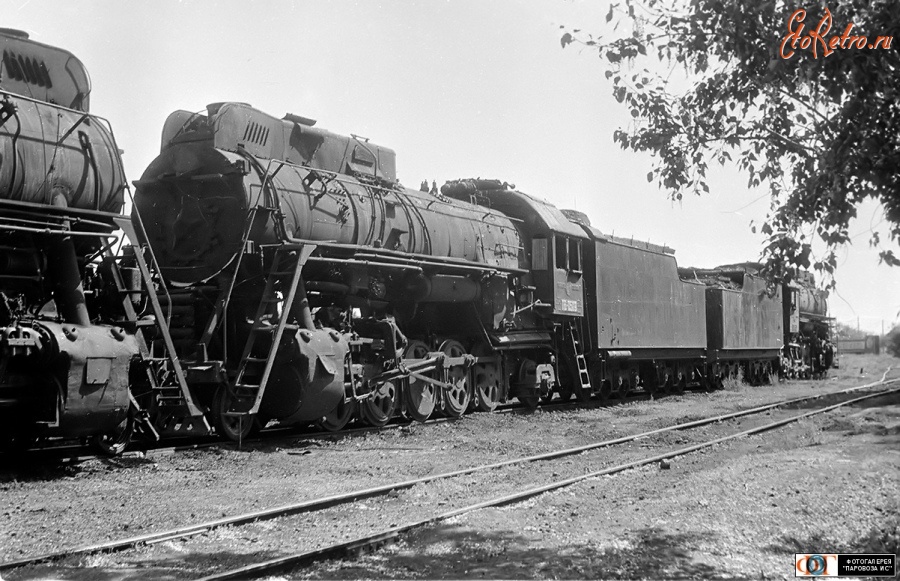 Железная дорога (поезда, паровозы, локомотивы, вагоны) - Паровоз ЛВ-0509 на базе запаса Кушмурун