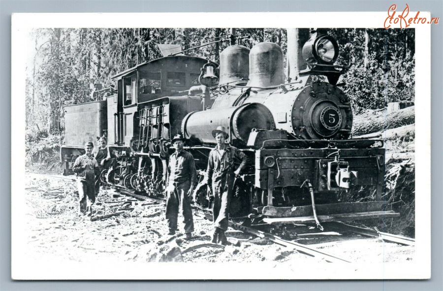 Железная дорога (поезда, паровозы, локомотивы, вагоны) - Паровоз №5 системы Шея