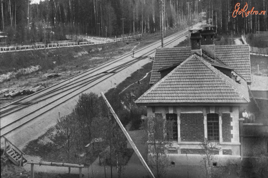 Железная дорога (поезда, паровозы, локомотивы, вагоны) - Станция Белокаменная Московской окружной ж.д.