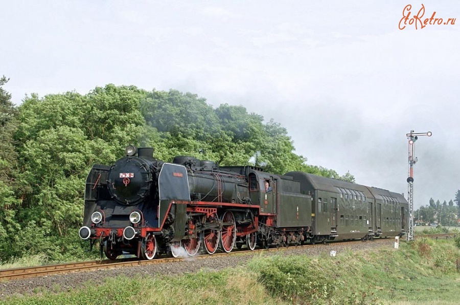 Железная дорога (поезда, паровозы, локомотивы, вагоны) - Паровоз Pm36-2 типа 2-3-1