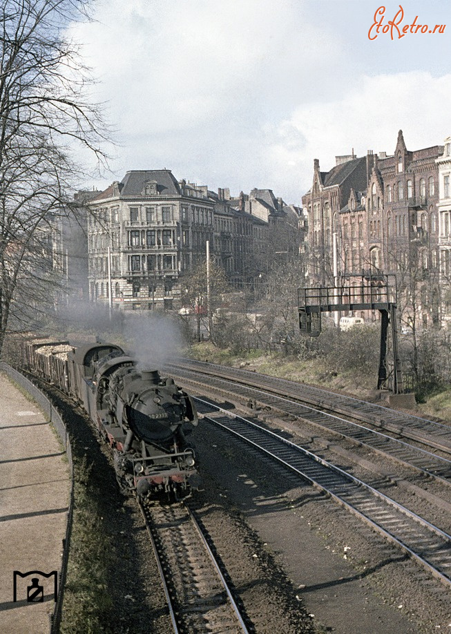 Железная дорога (поезда, паровозы, локомотивы, вагоны) - Железные дороги в послевоенной Германии.