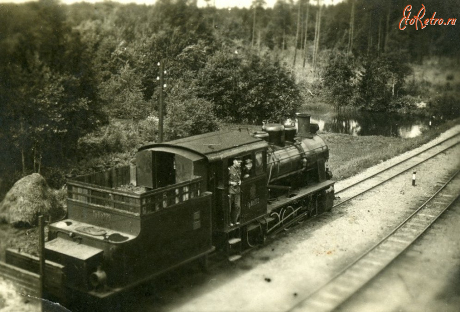 Железная дорога (поезда, паровозы, локомотивы, вагоны) - Узкоколейный паровоз серии Гр на участке Гулбене-Алуксне