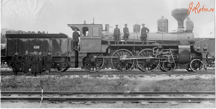 Железная дорога (поезда, паровозы, локомотивы, вагоны) - Паровоз серии Ав типа 2-3-0