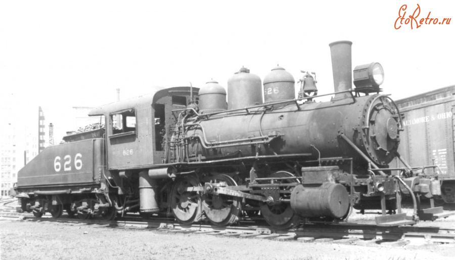 Железная дорога (поезда, паровозы, локомотивы, вагоны) - Паровоз №626 типа 0-3-0 Луисвилл и Нэшвилл ж.д.
