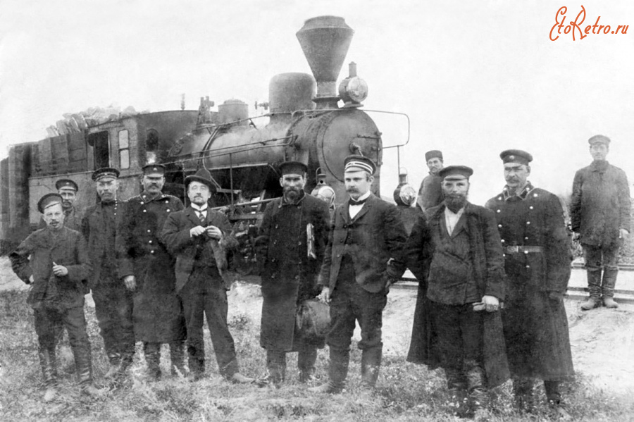 Железная дорога (поезда, паровозы, локомотивы, вагоны) - Узкоколейный паровоз тип 63 на ст.Ханино