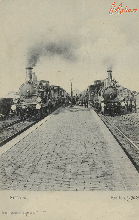 Железная дорога (поезда, паровозы, локомотивы, вагоны) - Станция Ситтард