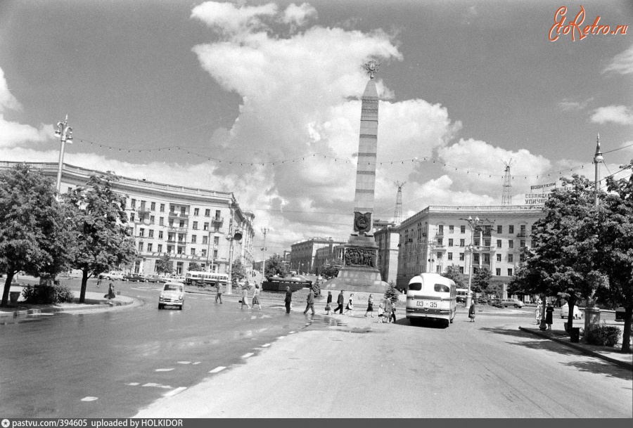 Минск - Площадь Победы 1960, Белоруссия, Минск