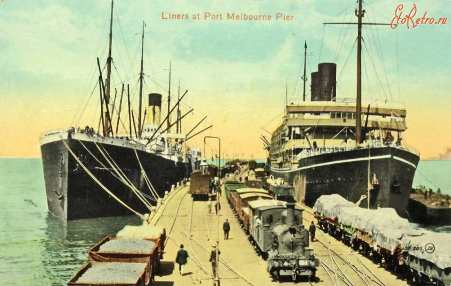 Мельбурн - Мельбурн.   Порт.