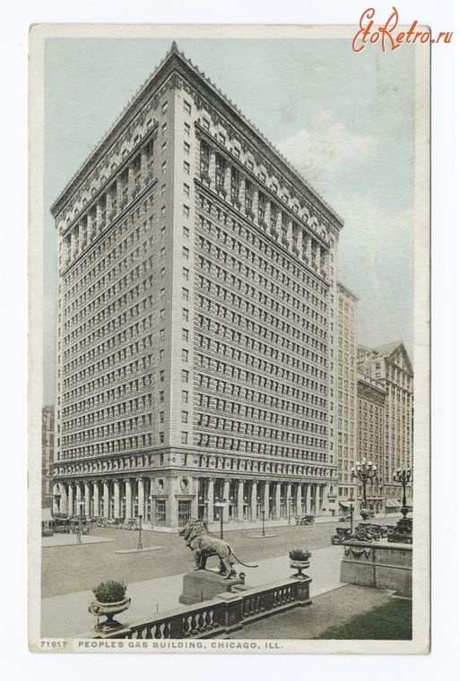 Чикаго - Чикаго. Пиплс Газ Билдинг, 1913-1918