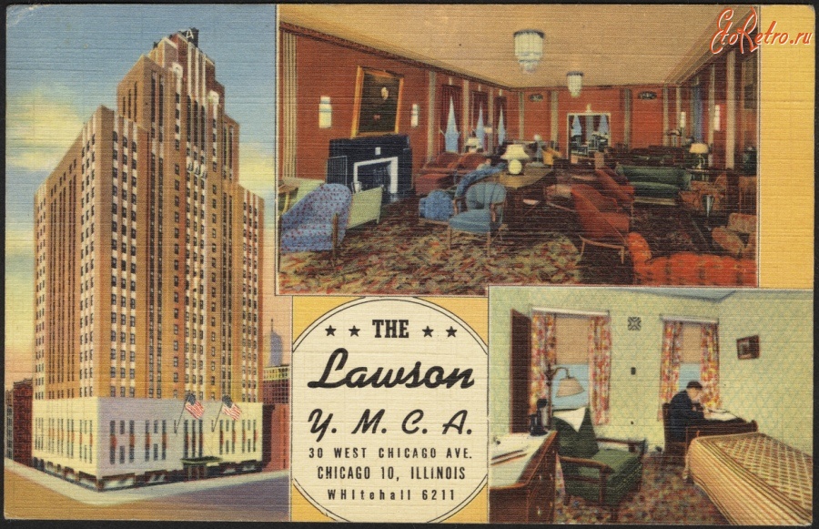 Чикаго - Чикаго. Лоусон отель Молодёжной организации, 1943-1944
