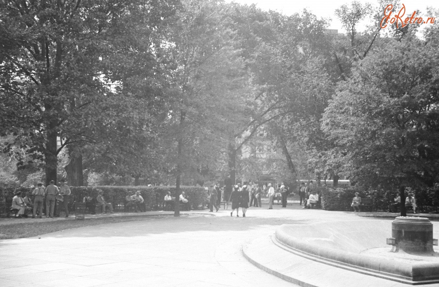 Вашингтон - Franklin Square Park in 1943 США , Вашингтон (округ Колумбия)