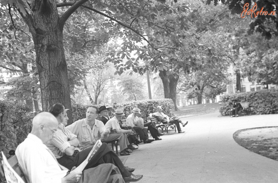 Вашингтон - Franklin Square Park in 1943 США , Вашингтон (округ Колумбия)