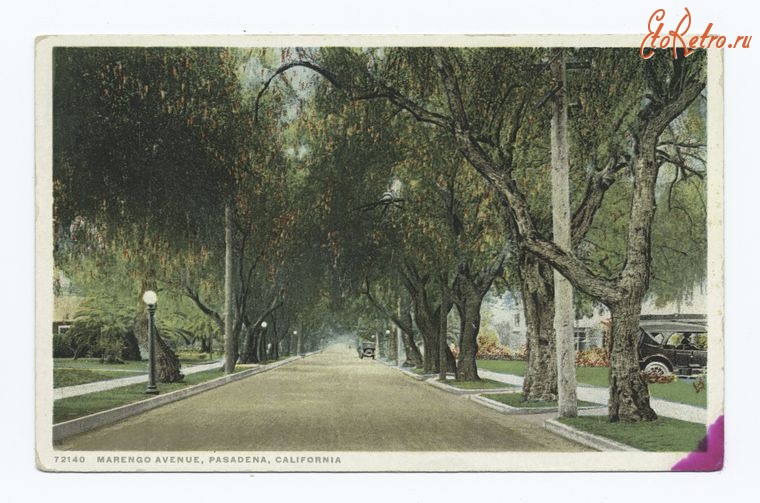 Штат Калифорния - Пасадена. Маренго Авеню, 1898-1931