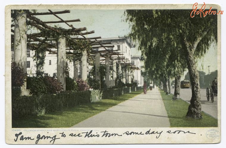 Штат Калифорния - Пасадена. Отель Мэриголд, 1898-1931