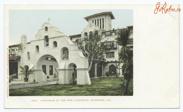 Штат Калифорния - Риверсайд. Новый Гленвуд, Колокольня, 1903-1904