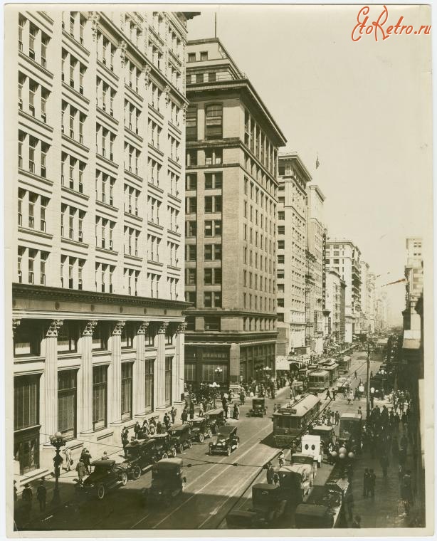 Лос-Анджелес - Лос-Анджелес. Седьмая Авеню и Спринг Стрит, 1862-1963