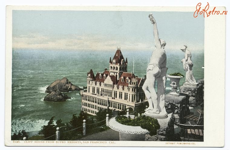 Сан-Франциско - Сан-Франциско. Ресторан Клифф-Хаус, 1900-1905