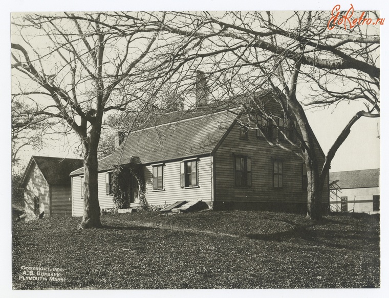 Штат Массачусетс - Плимут. Дом Харлоу или Дотен Хаус, 1892