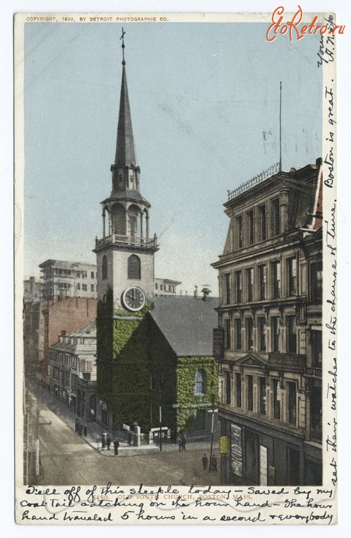 Бостон - Старая Южная церковь, 1900