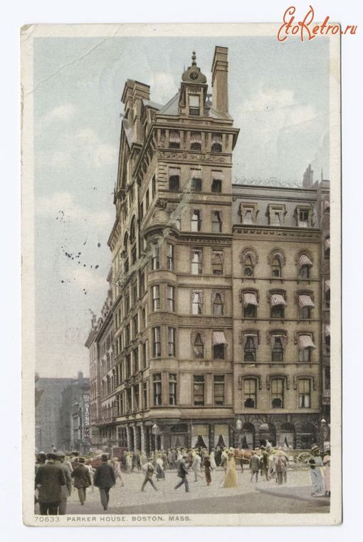 Бостон - Бостон. Отель Паркер-Хаус, 1900