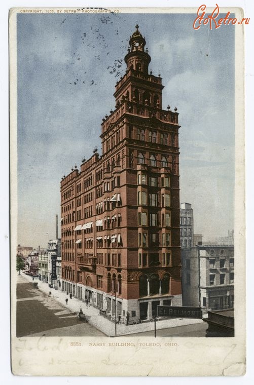 Штат Огайо - Толедо. Башни. Нэсби Билдинг, 1905