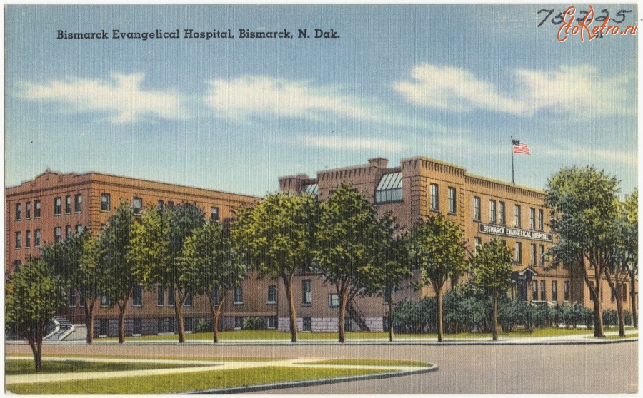 Бисмарк - Евангелистский госпиталь в городе  Бисмарк