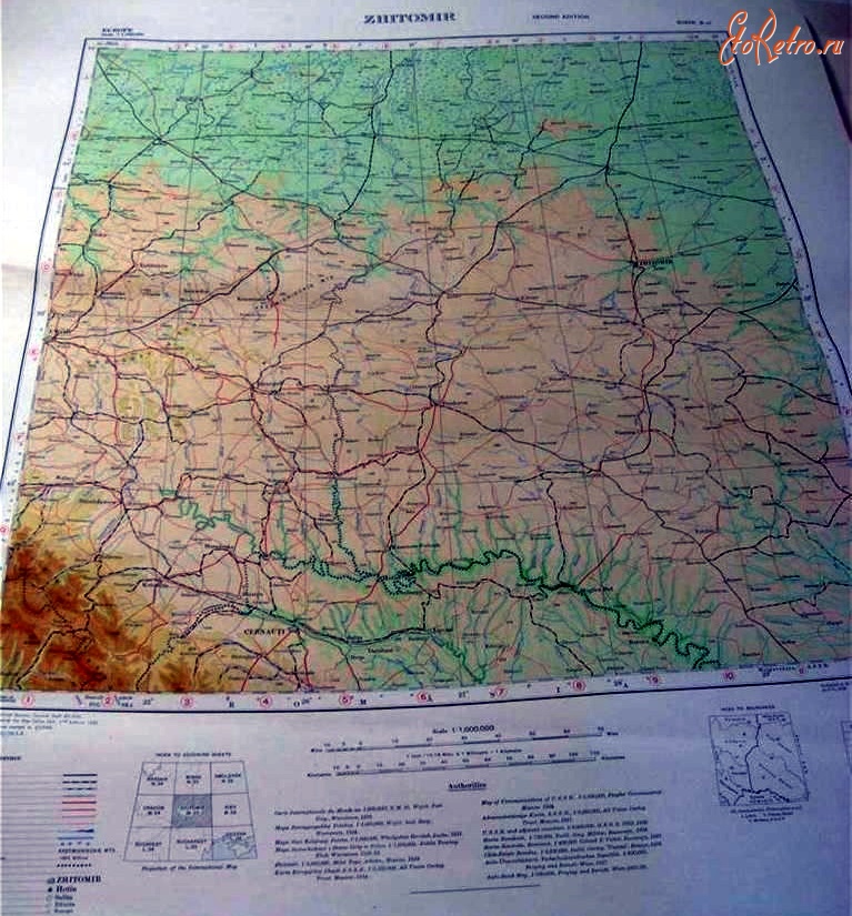 Карты стран, городов - Карта Житомира