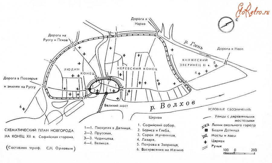 Карты стран, городов - Новгород.