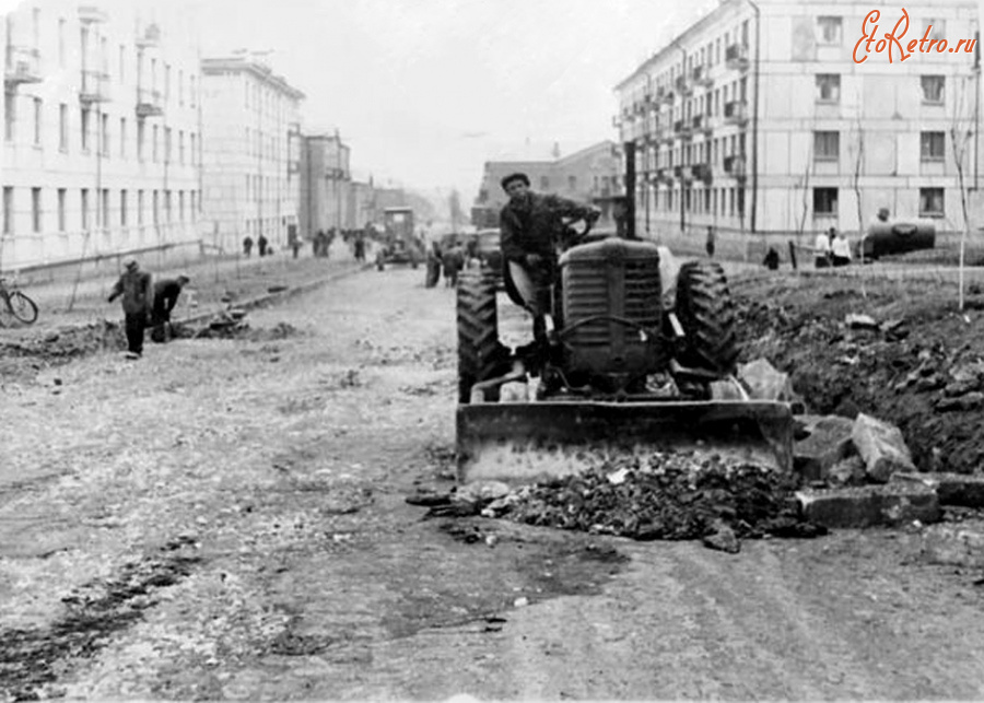 Рязань - Рязань. Горроща. Строительство на улице Полетаева.