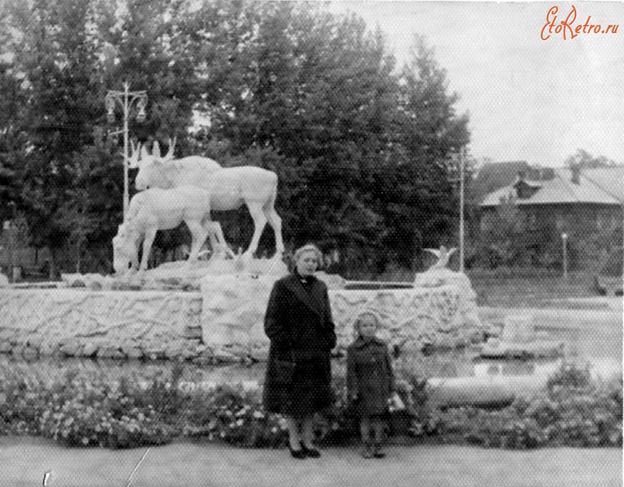 Рязань - На Лыбедском бульваре у фонтана 