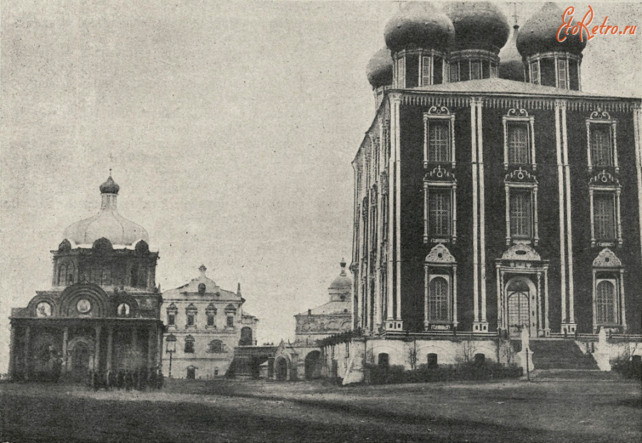 Рязань - Успенский собор и бывший княжеский дворец.