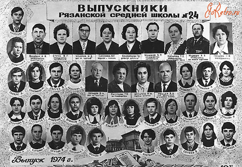 Рязань - Выпускной класс школы №24.