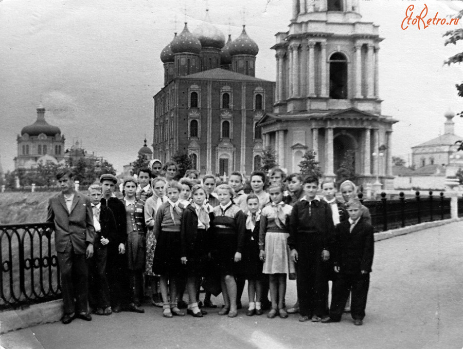 Рязань - Колокольня и Успенский собор Рязанского кремля.