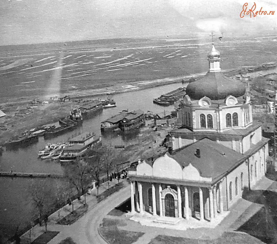 Рязань - Вид с колокольни Рязанского кремля на Христорождественский собор.