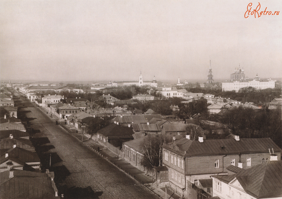 Рязань - Вид на улицу Астраханскую.