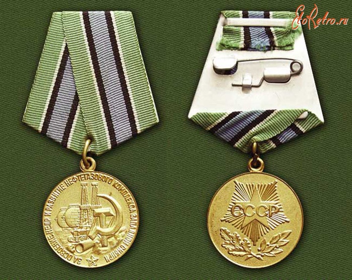 Медали, ордена, значки - Медаль «За освоение недр и развитие нефтегазового комплекса Западной Сибири»