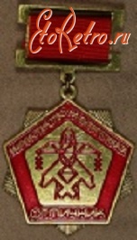 Медали, ордена, значки - Знак за Трудовые Достижения