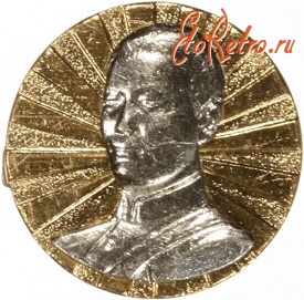 Медали, ордена, значки - Значок с портретом Ким Ир Сена  КНДР