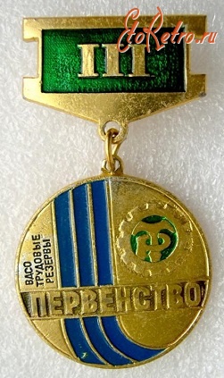 Медали, ордена, значки - Первенство ВДСО Трудовые Резервы, 2место