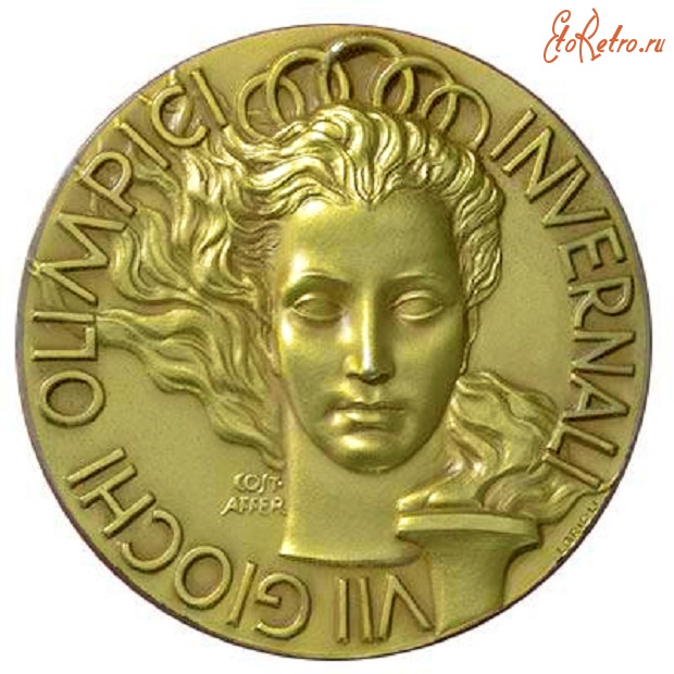 Медали, ордена, значки - Олимпийские наградные медали. VII Олимпийские зимние игры 1956 года в Кортине д'Ампеццо (Италия) 26 января – 5 февраля