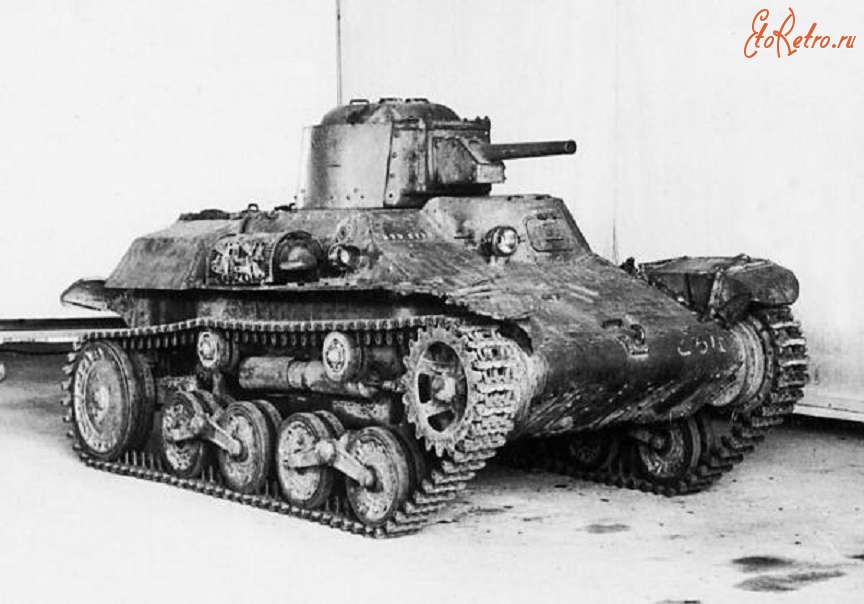Военная техника - Малый танк 2597 «Те-ке» был вооружен 37-мм пушкой