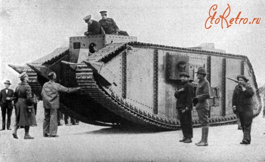 Военная техника - Паровой танк.