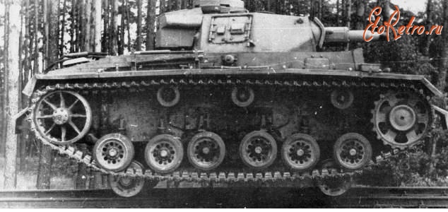 Военная техника - Танк Pz.III на комбинированном ходу